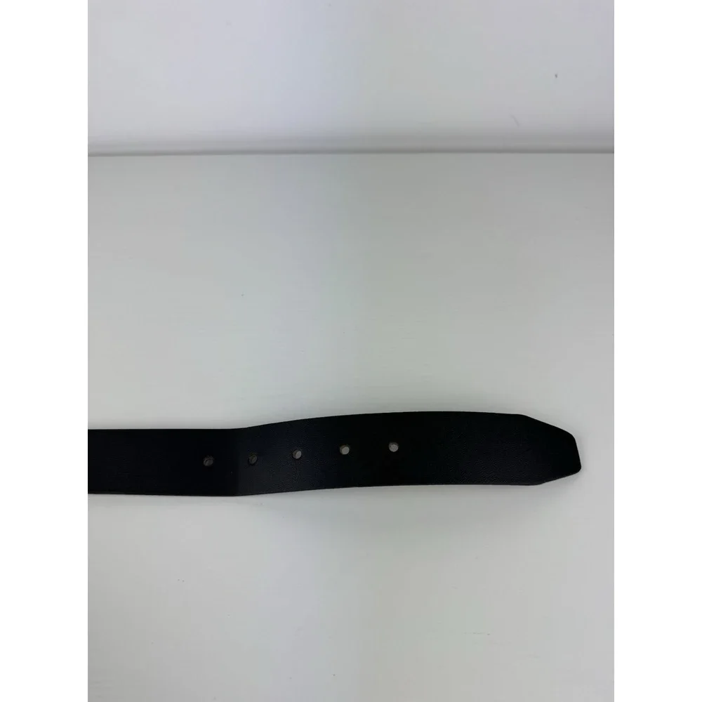 Men's Reversible Black Brown Belt Gunmetal Buckle XL 46